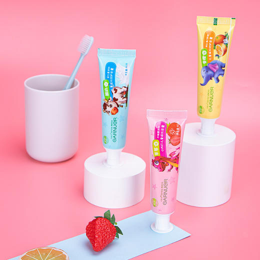 【解决宝宝不爱刷牙】儿童小苏打成长牙膏，2-12岁水果味 60g呵护牙齿，益生菌口腔清洁，宝宝喜欢的味道 防蛀健齿宝宝牙膏 商品图1