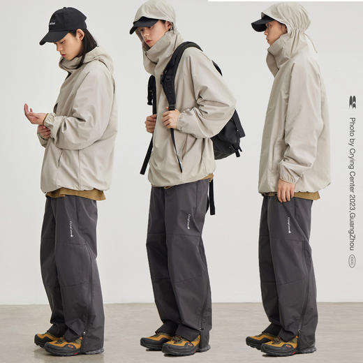 CryingCenter户外硬壳 防水防风无性别冲锋裤长裤徒步 哭喊中心 商品图0