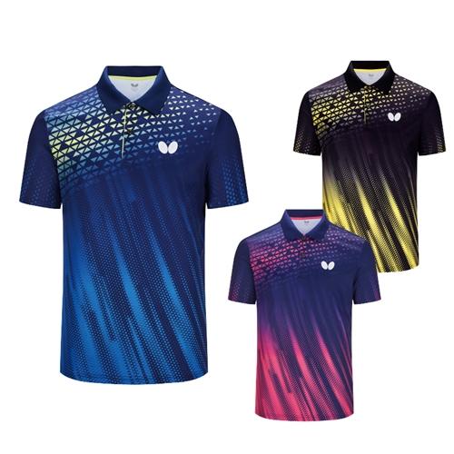 Butterfly蝴蝶乒乓球服BWH-281乒乓球衣运动T恤短袖比赛服运动衫三色可选 商品图0