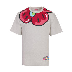 【超惠秒】Kenzo 高田贤三 男士海棠花logo印花全棉短袖T恤11230