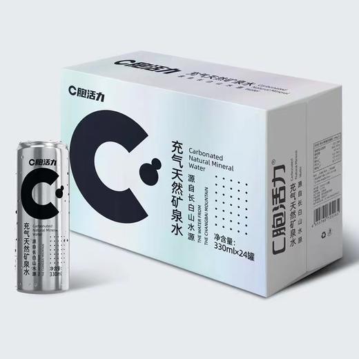 C胞活力充气天然矿泉水330ml/瓶 24瓶/箱（4x6瓶/箱） 商品图2