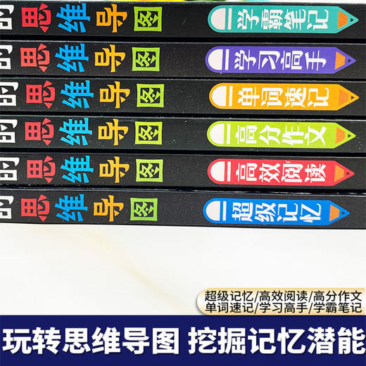 【9-15岁】《给孩子的思维导图》（全6册）小学生三四五六年级初中学霸笔记【39元一口价】 商品图2