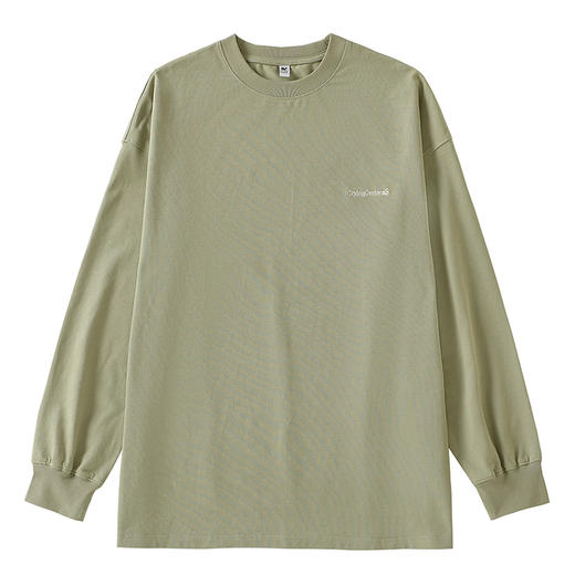 CryingCenter 鼠尾草三色基础款宽松长袖刺绣logoT恤 哭喊中心 商品图4