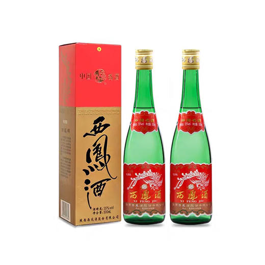 西凤酒（55度绿脖）凤香型白酒 500ml 55度 商品图1