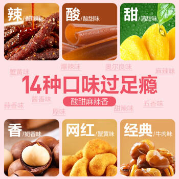 良品铺子让嘴巴去旅行整箱零食大礼包出游礼盒团购送礼品5032g/5037g混发 商品图0