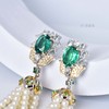 【风华绝代】祖母绿珍珠流苏耳坠    CB12212151 商品缩略图4