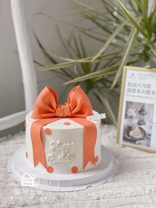 蝴蝶结橘色斑点 商品图0