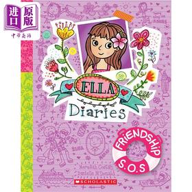 【中商原版】Ella Diaries Friendship S.O.S学乐艾拉日记 8 英文原版 进口图书 儿童章节书 故事图画书