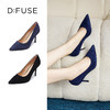 D:FUSE迪芙斯秋季高跟鞋简约百搭尖头单鞋高跟鞋DF31111208 商品缩略图0