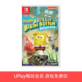 【畅玩卡可租】二手Switch游戏 海绵宝宝 奇比堡的冒险 中文版