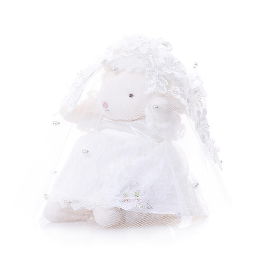 BUNNIES BY THE BAY 7小羊白色蕾丝裙+头纱BTBC824234 商品图1