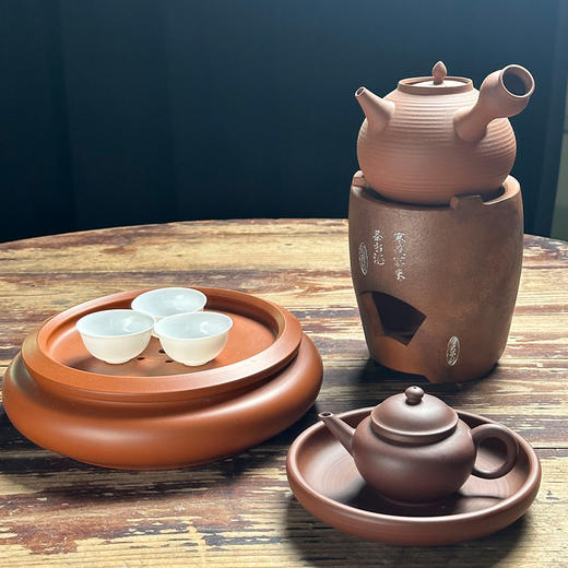 万兴号丨童文举窑变副榜炭炉 14*11.8cm 商品图3