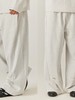 cryingcenter 舒适阔褶拼接宽腿双色松紧腰运动裤 商品缩略图0