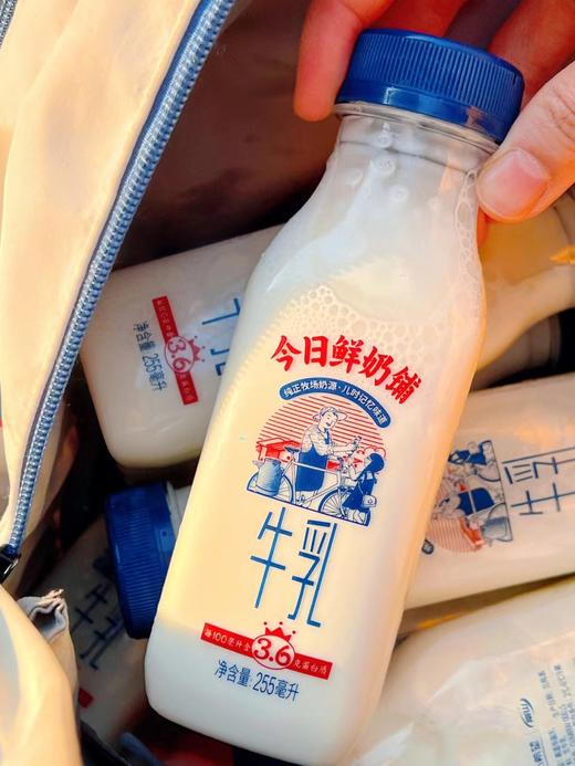 直降10元！【今日鲜奶铺】能挂壁的鲜牛奶 纯正牧场奶源 100%生牛乳 奶香浓郁 入口丝滑香甜 牛奶 商品图2