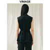 VIMAGE纬漫纪夏季新款通勤气质显瘦百搭无袖衬衣V1909518 商品缩略图4