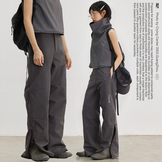 CryingCenter户外硬壳 防水防风无性别冲锋裤长裤徒步 哭喊中心 商品图1