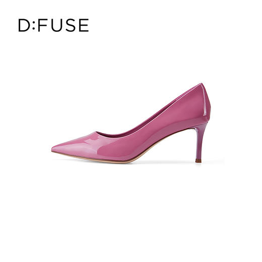 DFuse迪芙斯秋季新款漆皮尖头细跟高跟鞋OL职业单鞋DF31111114 商品图12