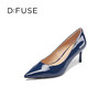 DFuse迪芙斯秋季新款漆皮尖头细跟高跟鞋OL职业单鞋DF31111114 商品缩略图7