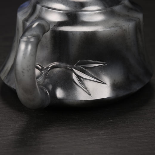 和田玉（青花）玉壶--竹节壶（宋鸣放6607）211.61g 商品图8