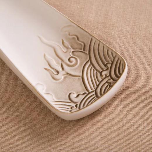 故宫 万仟堂 | 呈祥·香盘 古白釉 黄砂釉 生日礼物 故宫官方 生日礼物 商品图1