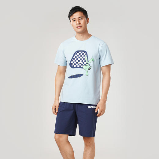都市丽人都市锋尚天丝棉薄短袖家居服睡衣FH30A4 商品图0
