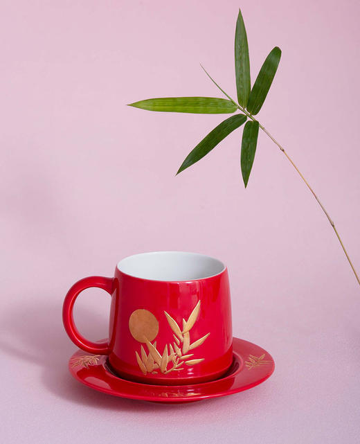 竹月雅韵咖啡杯420ml 商品图2