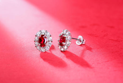 玖钻 培育宝石系列首饰戒指耳钉手链项链 商品图13