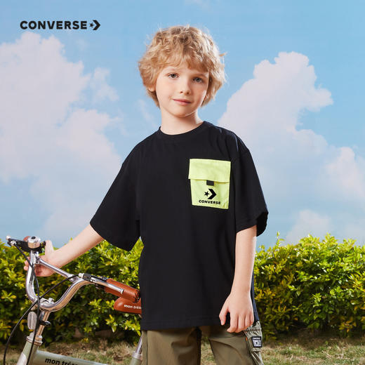 CONVERSE 夏 大童小童 短袖T恤 CNVB-TE-D944 商品图0