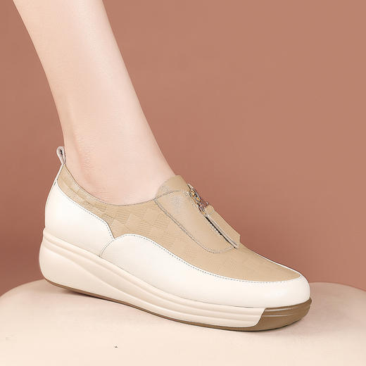 春季新款，真皮撞色时尚单鞋BZ-E65-13 商品图3