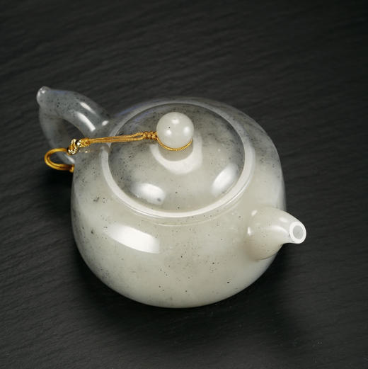 和田玉（青花）玉壶-圆棱壶（宋鸣放6626）250.40g 商品图4