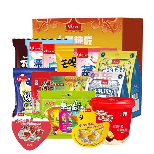 马大姐  糖果礼盒  糖果礼盒糖果零食大礼包 商品图1