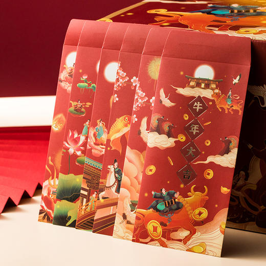 松发陶瓷牛转乾坤4头2人份碗2+合金筷2+利是封6 商品图3