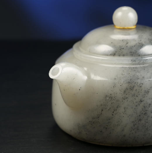 和田玉（青花）玉壶-圆棱壶（宋鸣放6626）250.40g 商品图2