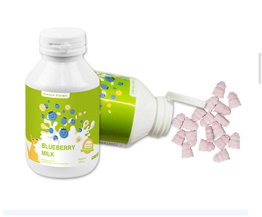 澳洲原装进口 蓝莓味咀嚼奶片糖 商品图2