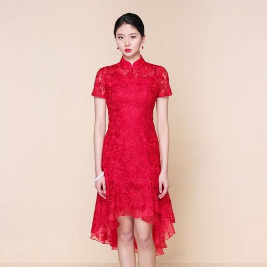 3楼 陶玉梅蕾丝礼服旗袍 商品图1