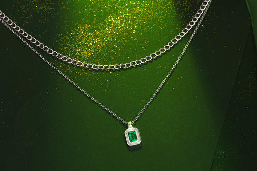 玖钻 培育宝石系列首饰戒指耳钉手链项链 商品图6