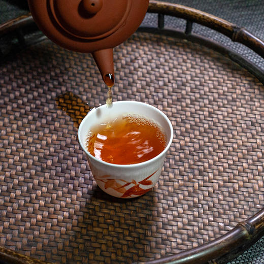 凡卉斋丨手绘竹影杯 骨瓷 茶杯 品茗杯 手绘 55ml 单杯 商品图4