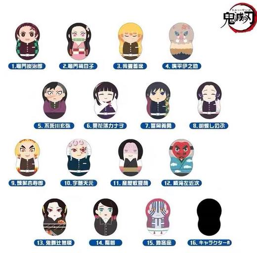 万代 鬼灭之刃 不倒翁 14只/盒 盲盒 商品图0