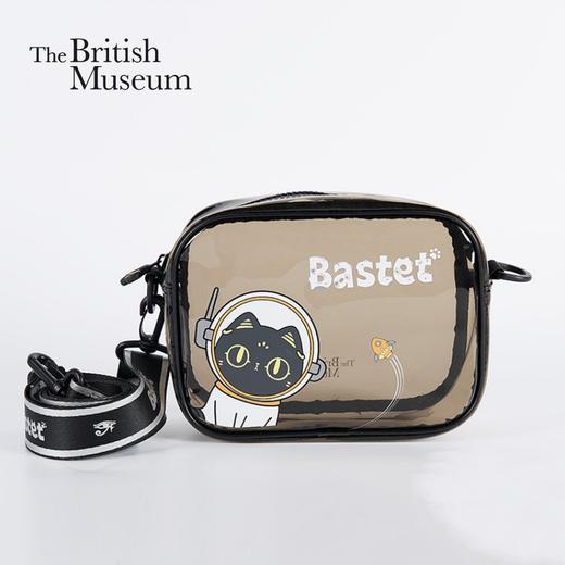 大英博物馆盖亚·安德森猫系列 太空萌猫TPU透明果冻单肩斜挎包 商品图0