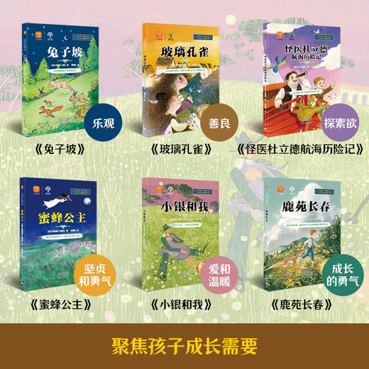 【礼盒装】成长树-国际大奖儿童文学典藏书系（全6册）赠 联名《读书笔记》 商品图3