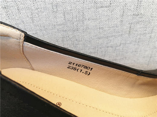 2021豪行春秋新款21167801真皮浅口休闲中跟女鞋单鞋皮鞋专柜正品 商品图6