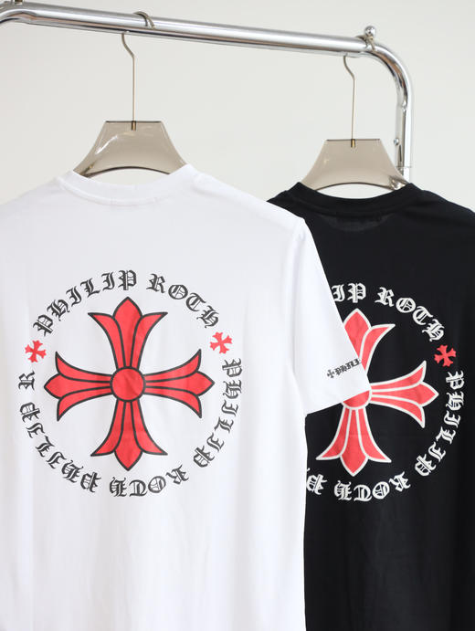 断码特清 梵文标立体印花  230g双纱情侣T恤 TX021 商品图3