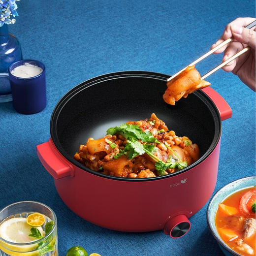 【分仓直发包邮】美的布谷电火锅5LBG-H50L（红/白） 商品图0