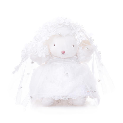 BUNNIES BY THE BAY 7小羊白色蕾丝裙+头纱BTBC824234 商品图0