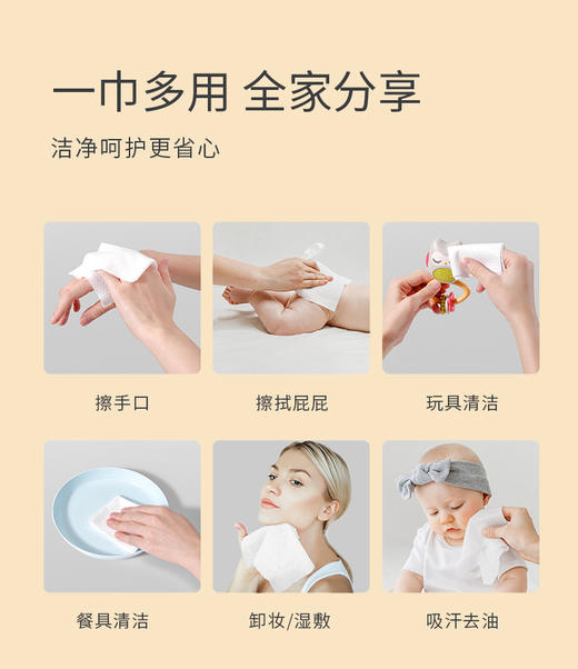 老棉农棉柔洁面巾一次性洗脸巾婴儿纸纯绵加厚卷筒式美容院珍珠纹68卷 商品图10