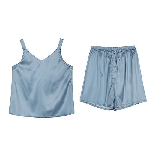 都市丽人哑光弹力色丁薄无袖家居服睡衣LH32E1 商品图4