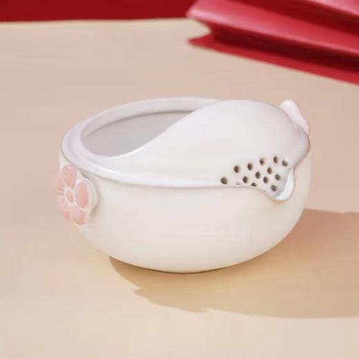 故宫 万仟堂 | 梅花客·唐韵 快客杯 白色绿色 茶具生日礼物 故宫官方旗舰店 商品图0