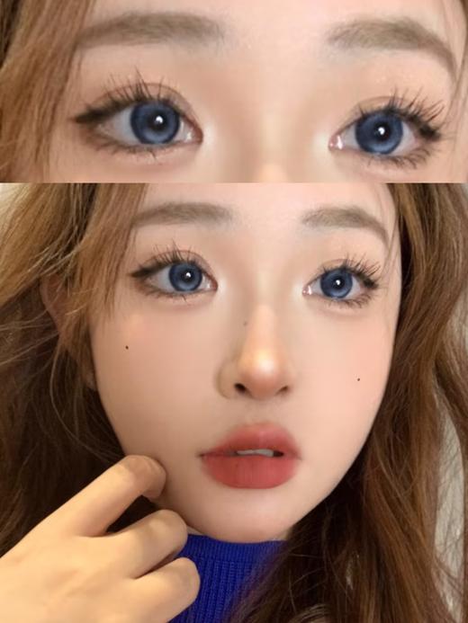 papadox日抛 来古冰川 冰蓝色 好好看 14.2mm 日抛无售后！！有同款月抛 商品图5