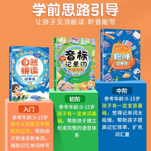 【斗半匠】学音标快速记单词思维导图速记 商品图3