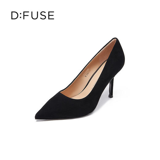 D:FUSE迪芙斯秋季高跟鞋简约百搭尖头单鞋高跟鞋DF31111208 商品图5